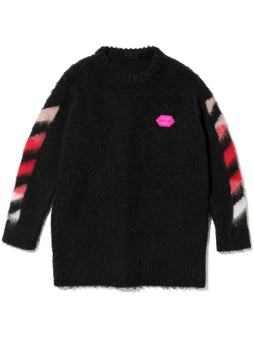 

Трикотажное платье с логотипом Arrows OFF-WHITE KIDS, черный