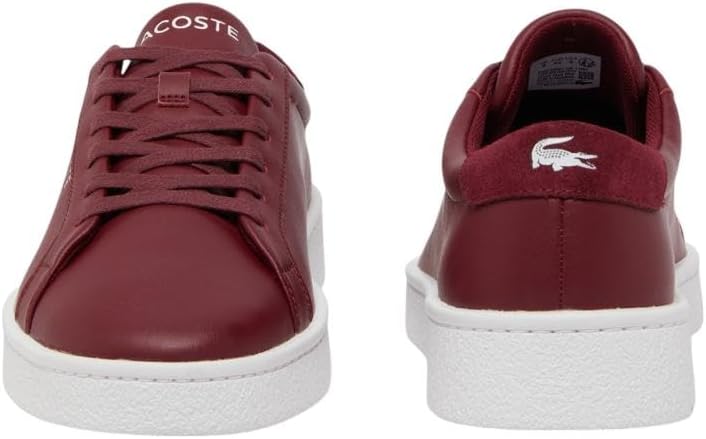 Мужские кроссовки Lacoste Courtderby, белый/бордовый — фото 2