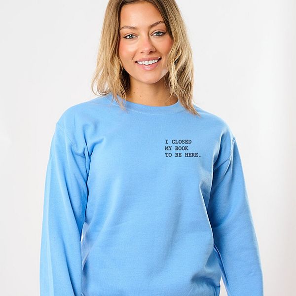 

Свитшот с вышивкой i closed my book to be here Simply Sage Market, Carolina, Зеленый, Свитшот с вышивкой i closed my book to be here Simply Sage Market, Carolina