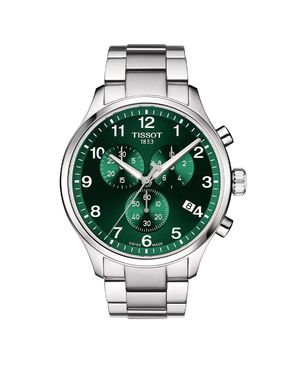 

Мужские часы из коллекции Chrono XL в стали Tissot, серебряный