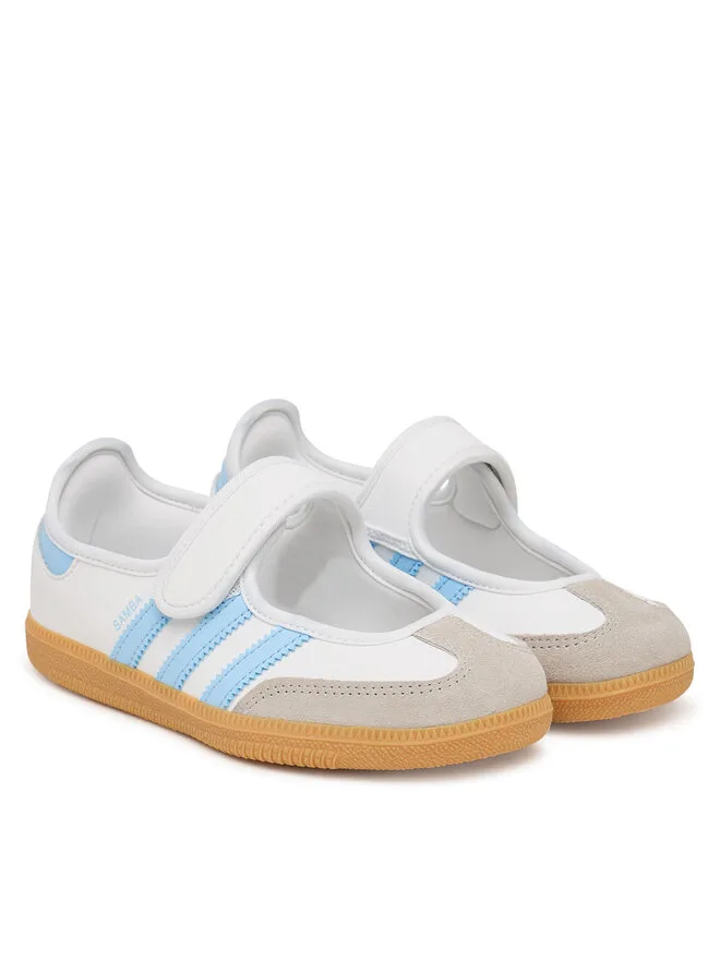 Adidas Балетки самбы Джейн С JQ9305 белые — фото 2