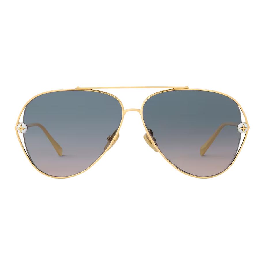 

LOUIS VUITTON Солнцезащитные очки пилота, Gold