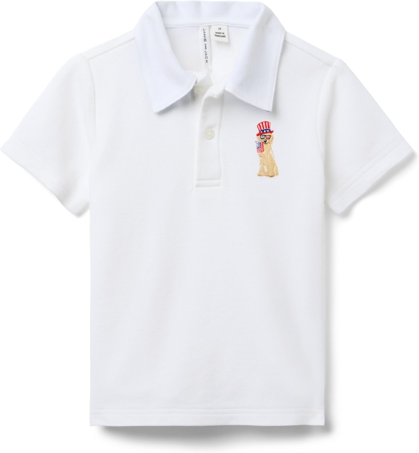

Поло Janie and Jack Boys Embroidered Polo, цвет Multicolor 4