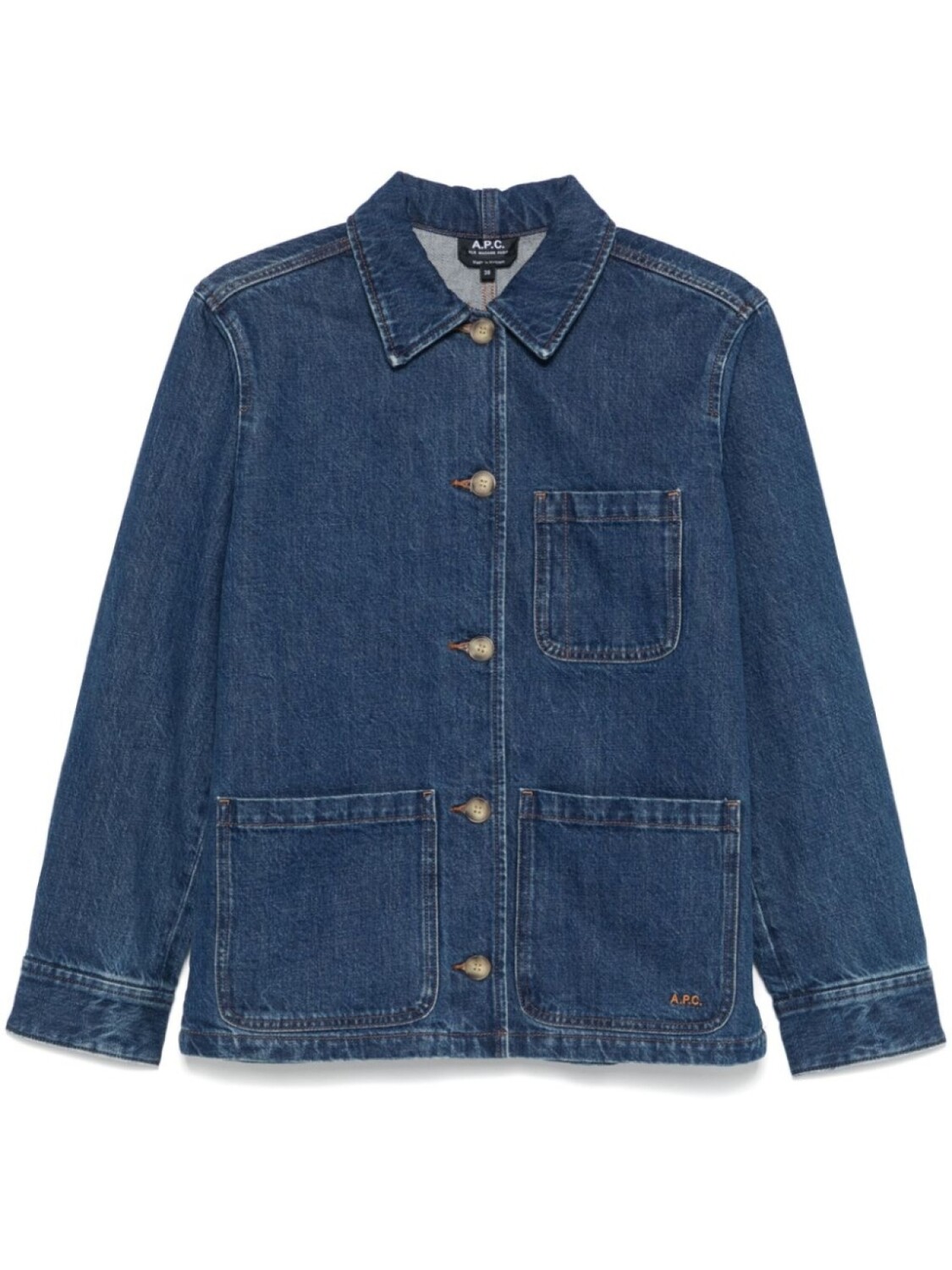 

A.P.C. джинсовая куртка Silvana, синий
