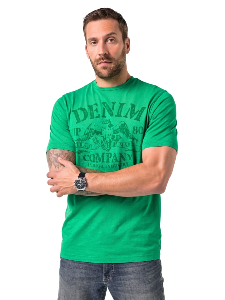 

JP1880 Футболка с коротким рукавом зеленого цвета, Зеленый, JP1880 Футболка с коротким рукавом зеленого цвета