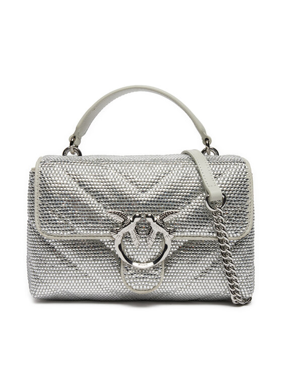 

Сумочка Love Lady Puff Mini Cl AI 24-25 PLTT 100044 A217 ZZFN Pinko, серебряный