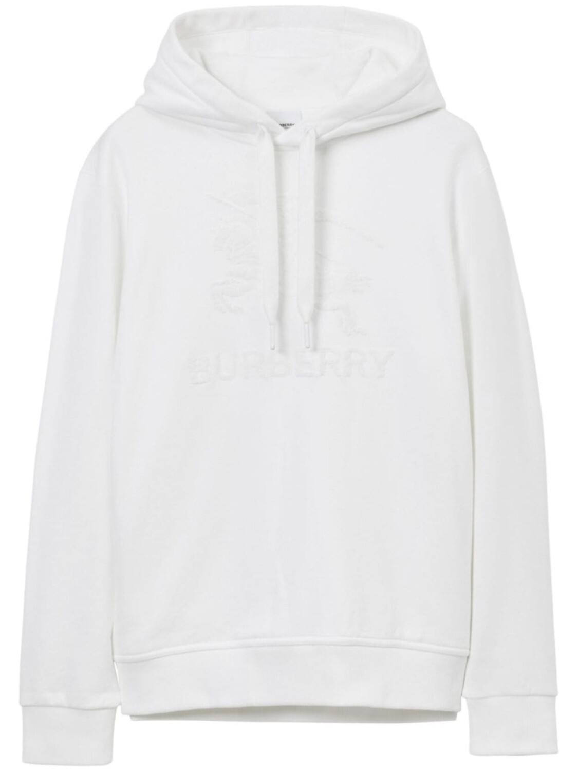 

Burberry худи с логотипом, белый