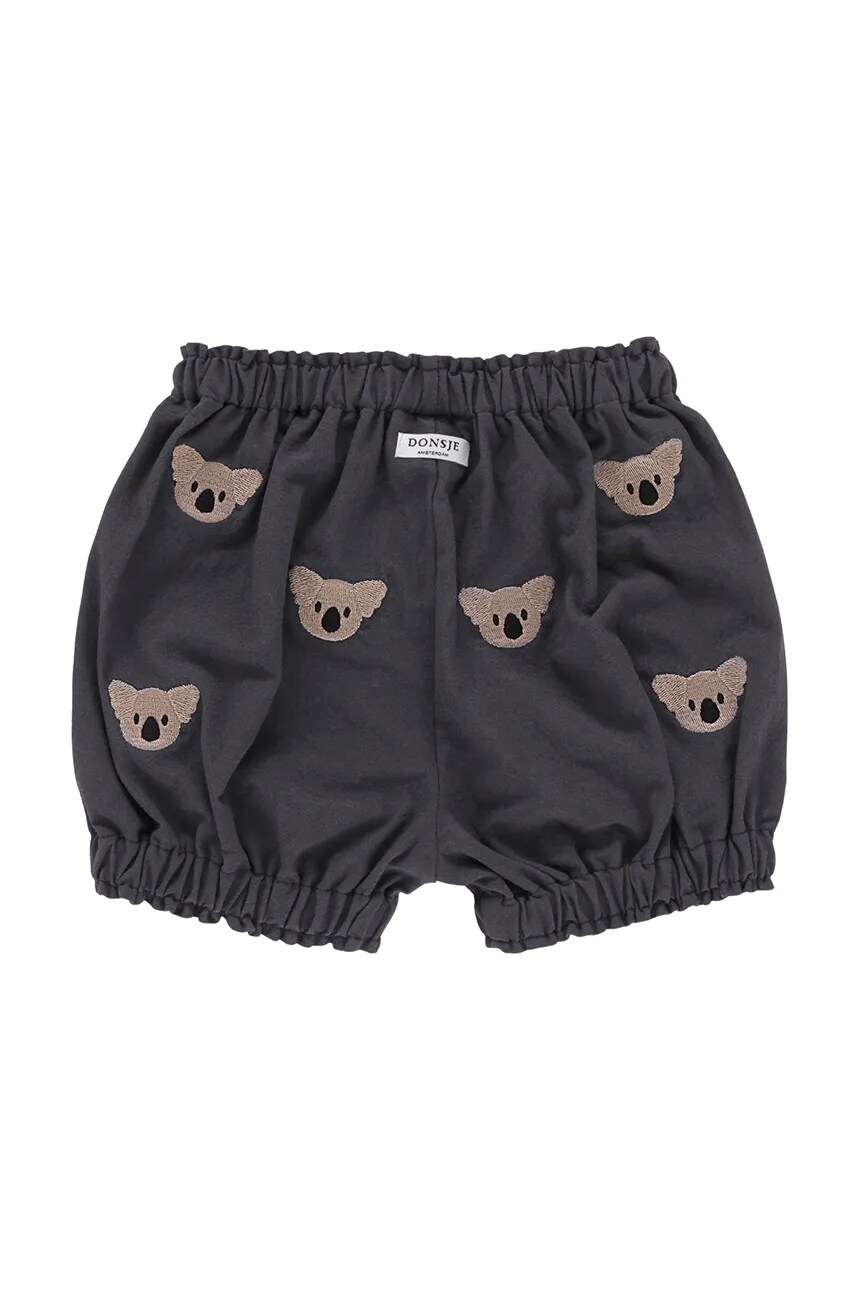 Шорты из хлопка Baby Carson Ballers Koalas Donsje, серый — фото 3