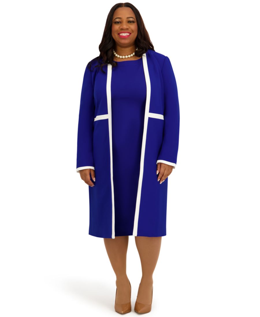 

Женская блузка с открытой талией и декоративным швом, размеры: стандартные и большие Kasper, Royal Signature