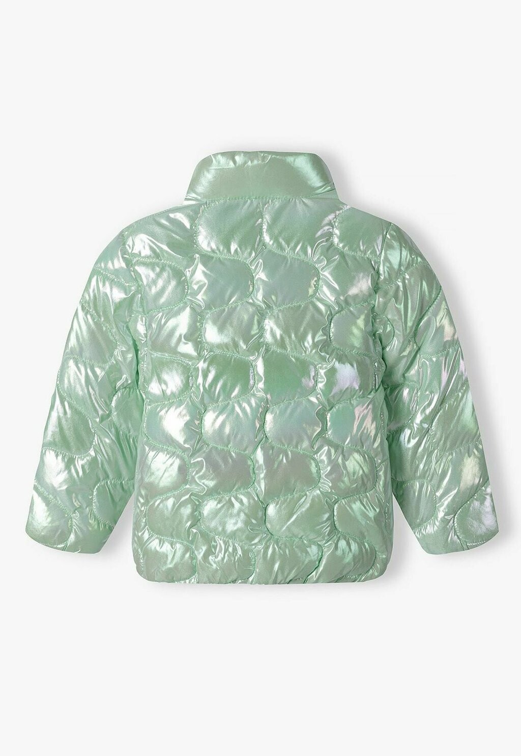 Куртка демисезонная SHINY PUFFER MINOTI, цвет mint — фото 3