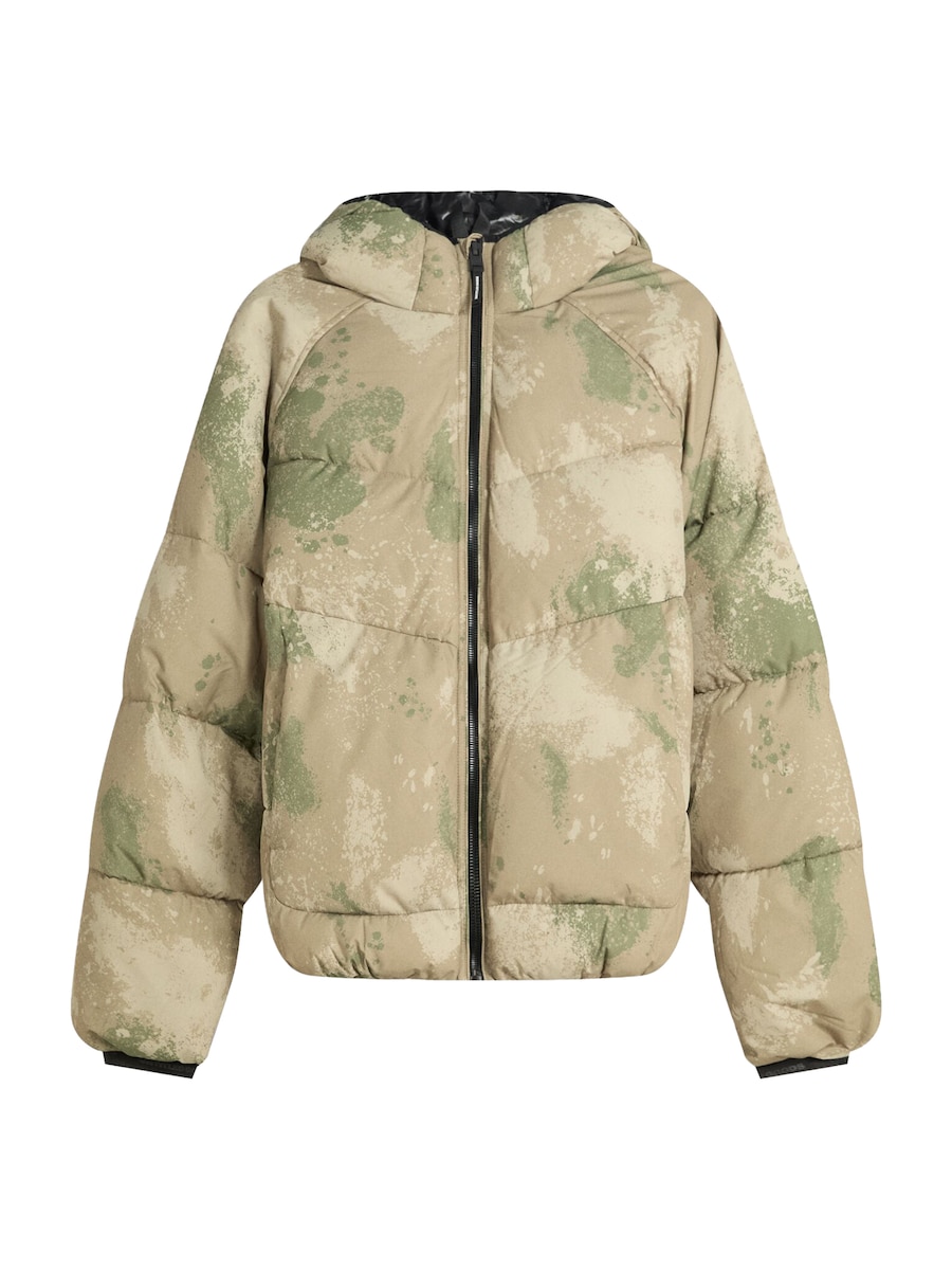 

Куртка межсезонная Bershka, хаки/оливковый/пастельно-зеленый