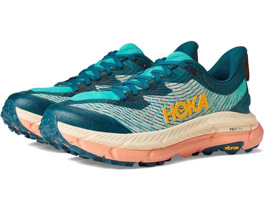 

Кроссовки Hoka Mafate Speed 4, цвет Deep Teal/Water Garden