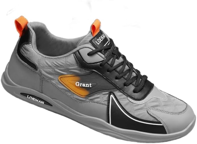 

Мужские стильные низкие кроссовки - легкие и дышащие повседневные кроссовки, подходящие для активного образа жизни Hoalox, серый