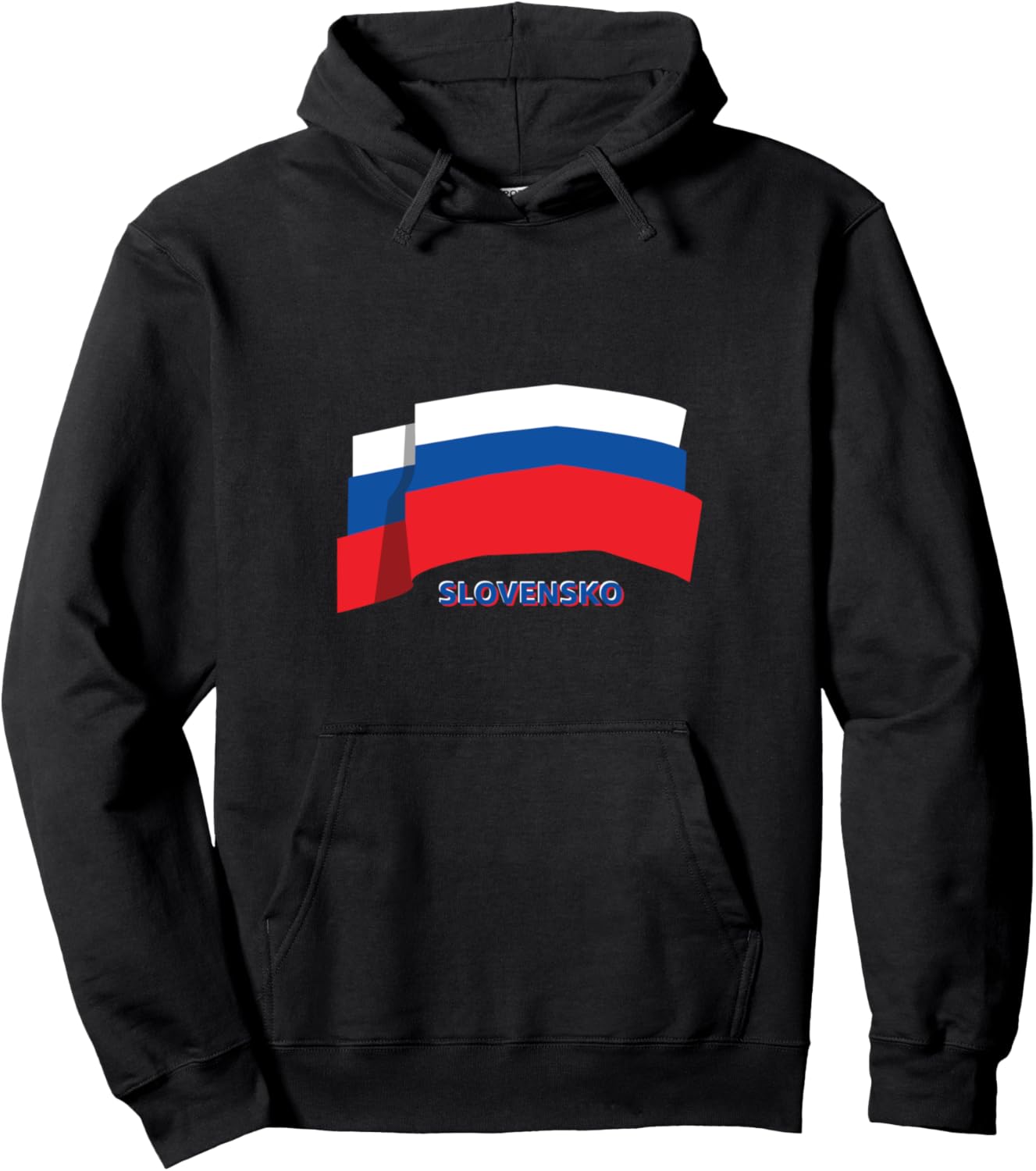 

Толстовка с флагом Словакии Slovakia, черный