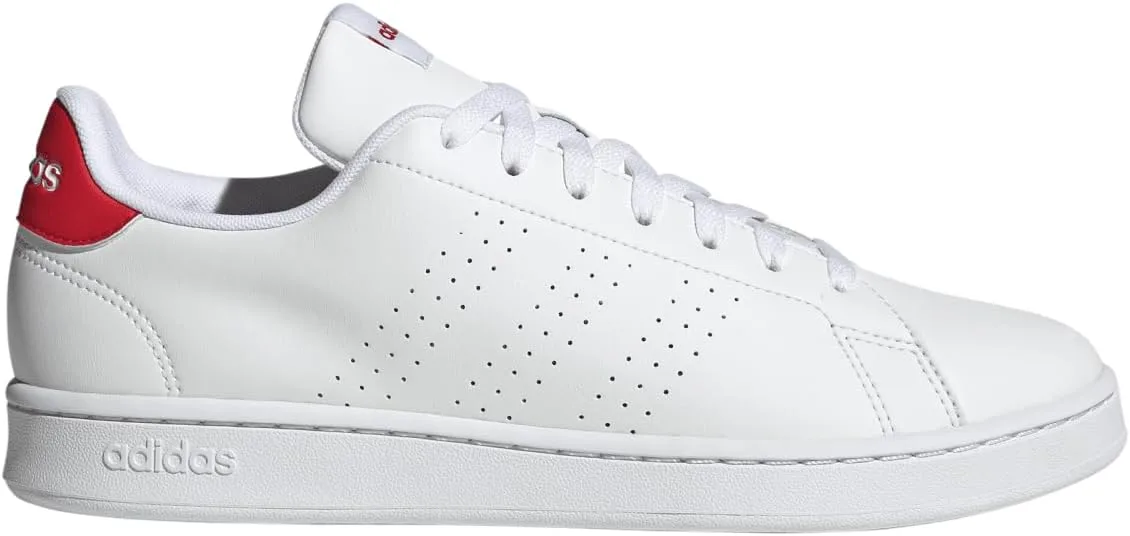 Мужские кожаные кроссовки Adidas Advantage Premium, белый — фото 2