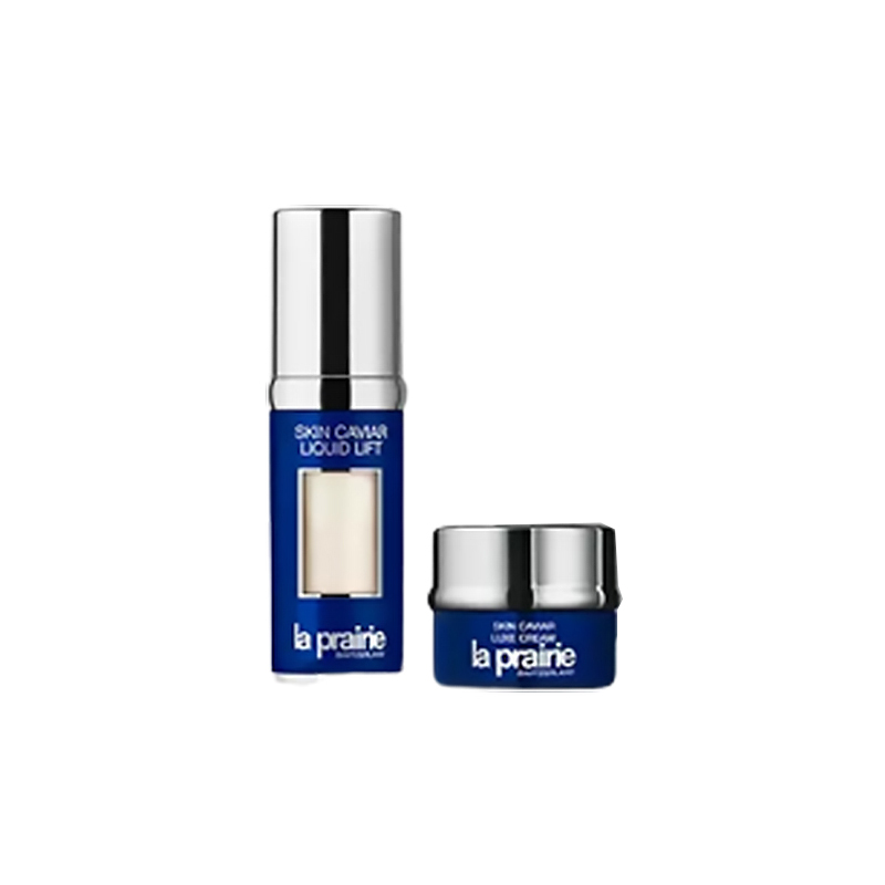 LA PRAIRIE Набор пробников Blue Caviar Luxurious And Rich Box увлажняющие сыворотки Anti Gravity 5 мл + питательный крем для лица 5 мл — фото 2