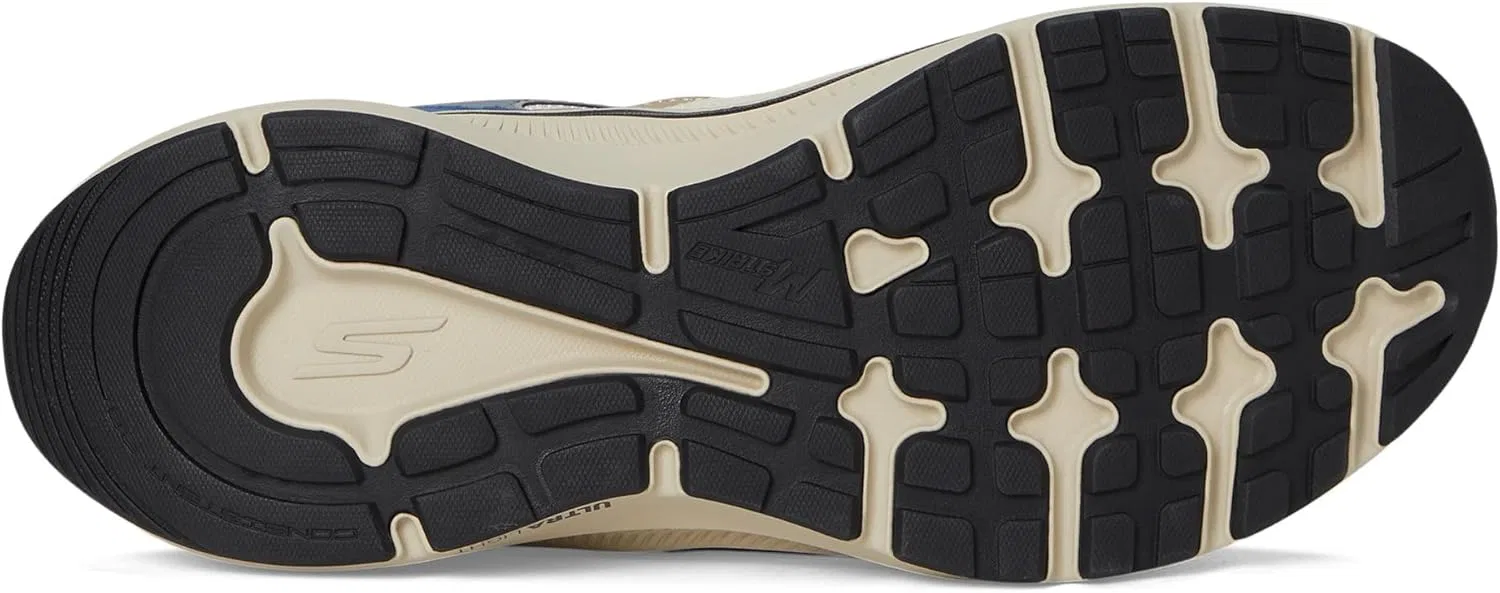 Мужские кроссовки Skechers 220872, Taupe And Multi Suede Textile — фото 4