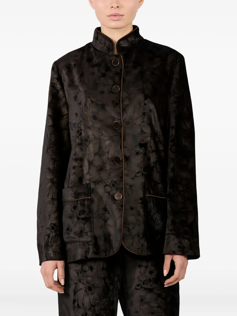 

Куртка с цветочным принтом F.R.S For Restless Sleepers, коричневый