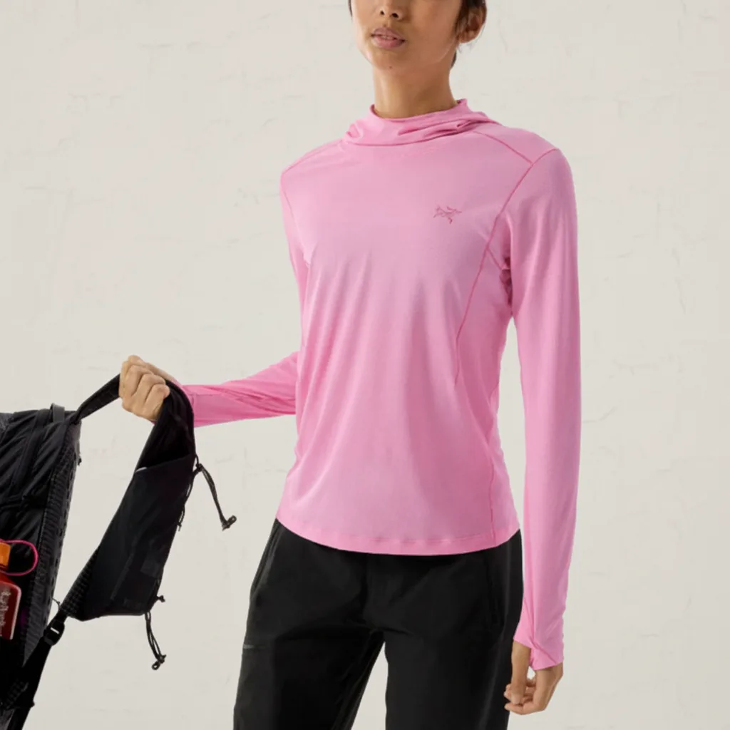 Футболка Arc'teryx Quick Dry женская Arcteryx, pineberry — фото 4