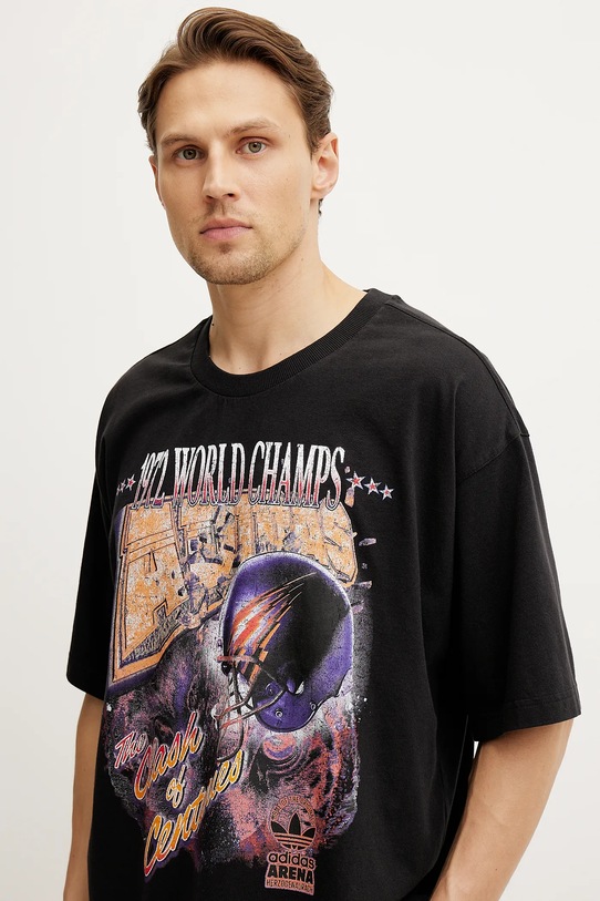 Хлопковая футболка GRAPHIC SS TEE Adidas Originals, черный — фото 4