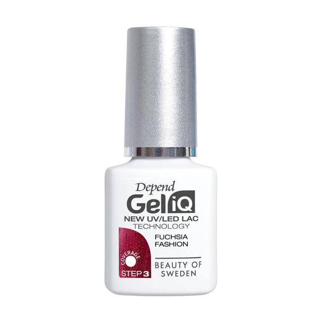 

Гель-Лак для ногтей Gel iq uv/led Depend, цвет fuchsia fashion, 5 мл