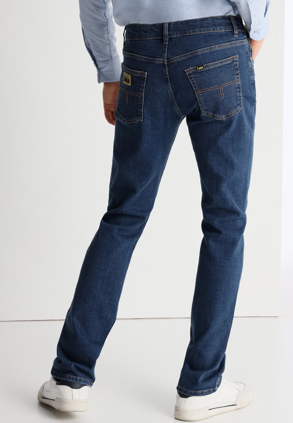 

Джинсы прямого кроя NORMALE PASSFORM – MITTLERE LEIBHÖHE LOIS Jeans, синий