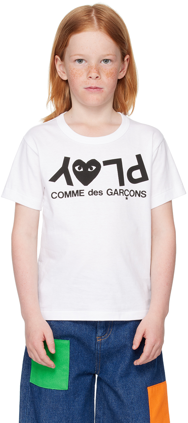 

Детская футболка с принтом COMME des GARcONS PLAY