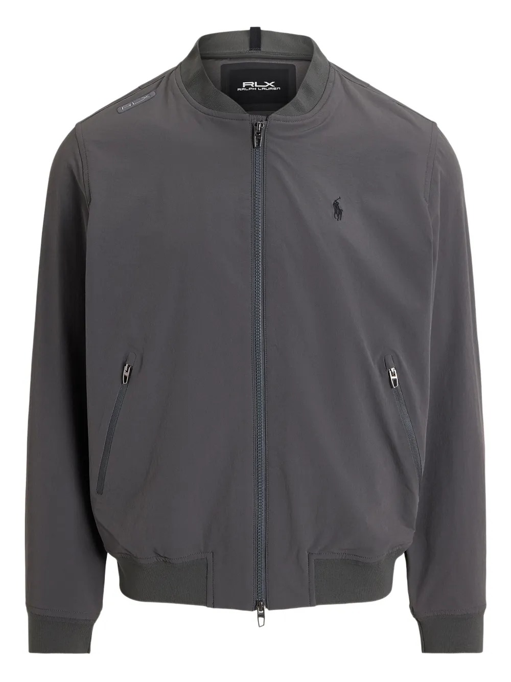 

Бомбер на молнии Rlx Ralph Lauren, серый
