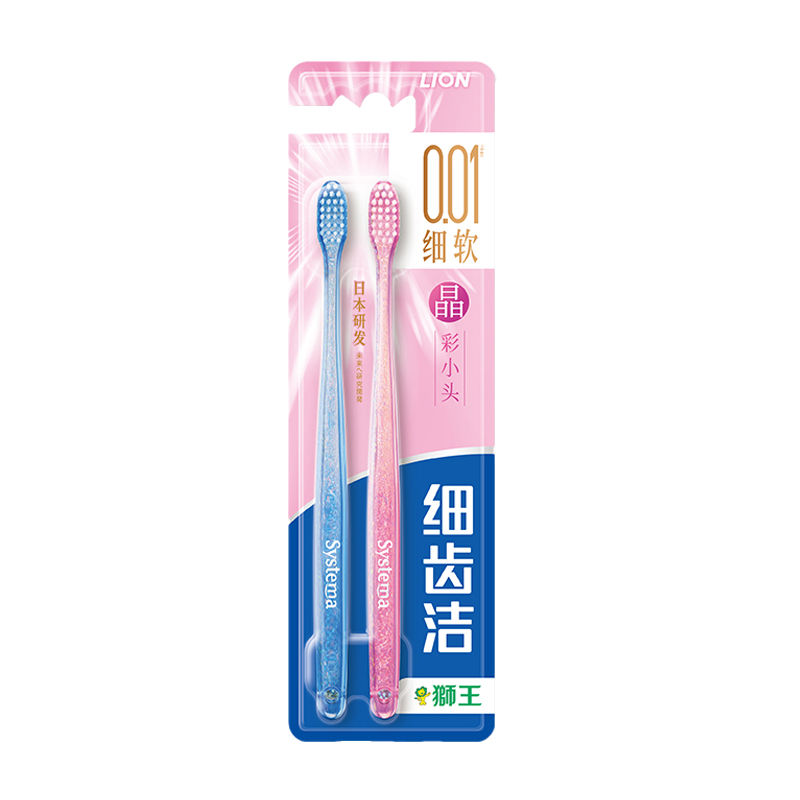 Насадки для зубной щетки Crystal Mini Soft Bristle 2 шт/4 шт/6 шт LION — фото 2