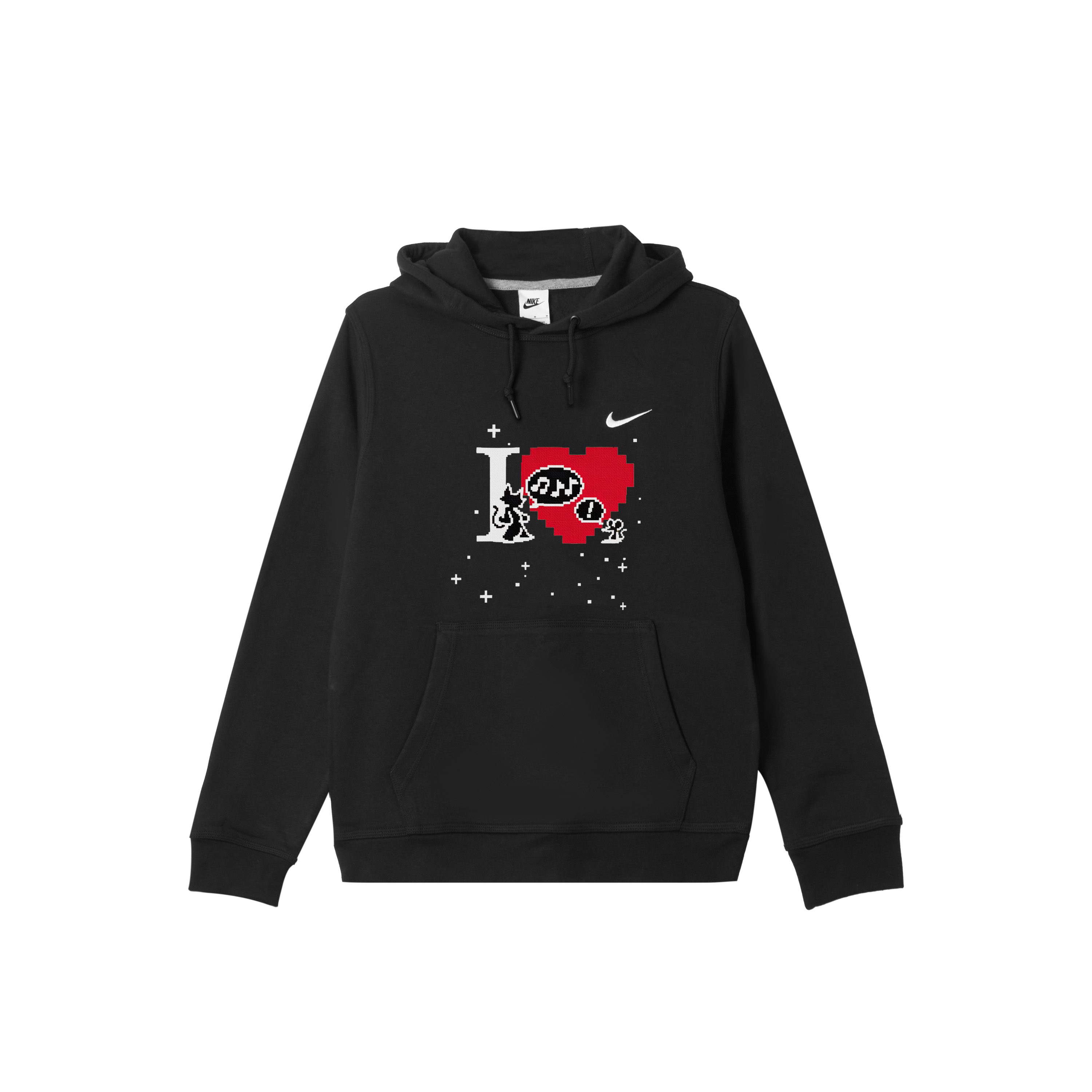 

Nike Толстовка унисекс, черные, с капюшоном, утолщенные, стандартного размера, Черный, Nike Толстовка унисекс, черные, с капюшоном, утолщенные, стандартного размера