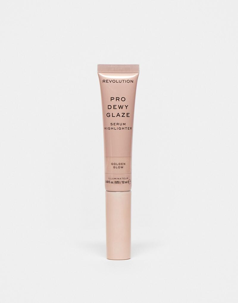 

Палочка-хайлайтер с сывороткой Revolution Dewy Glaze — Золотое сияние, Golden Glow
