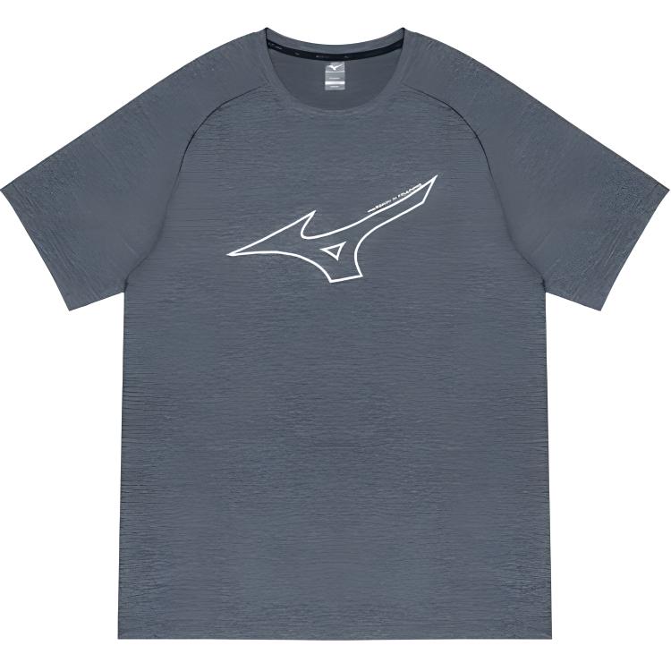 

Mizuno Футболка мужская черная, Черный, Mizuno Футболка мужская черная