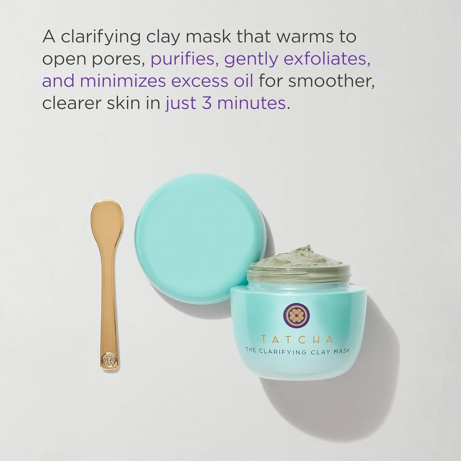 Маска для лица Tatcha — Глиняная очищающая | Отшелушивающая для пор, создающая согревающее ощущение, открывает и, 50 мл — фото 2