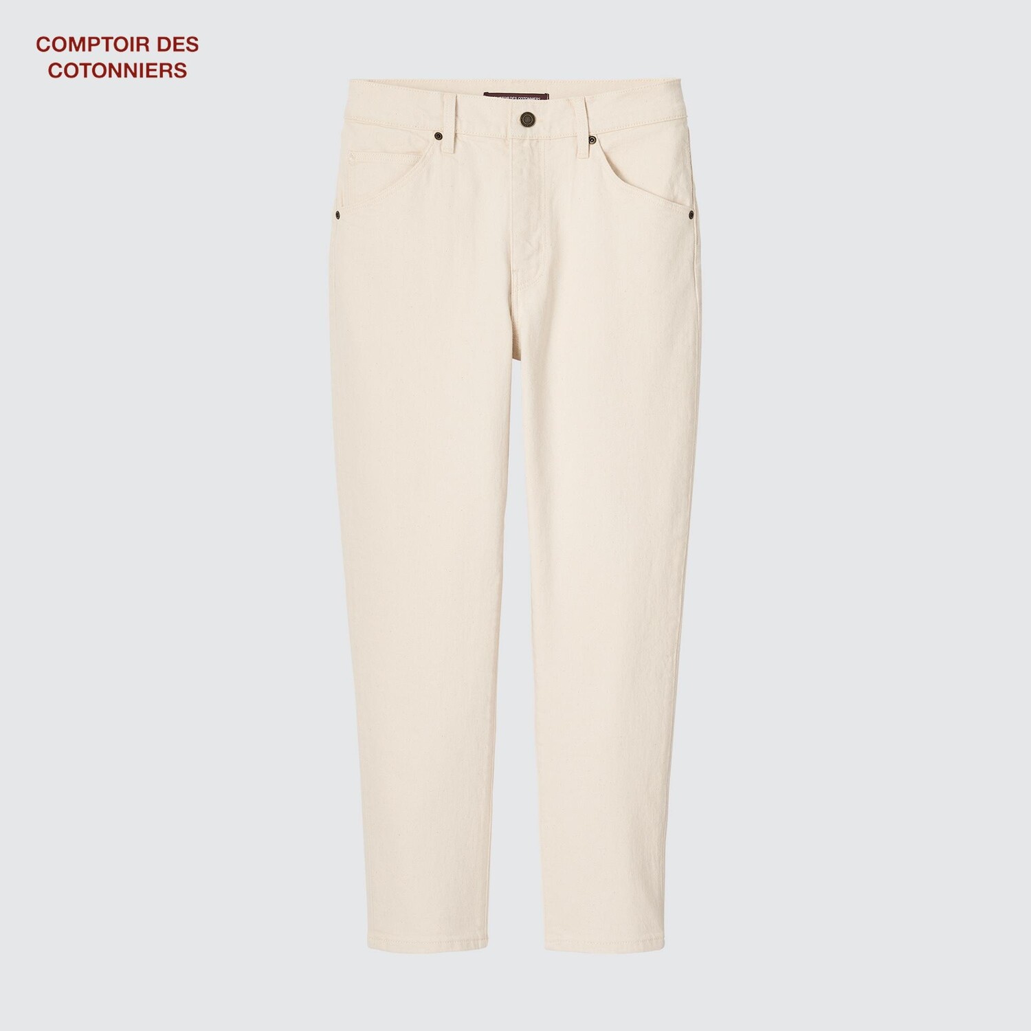 

Джинсы с напуском Comptoir des Cotonniers Uniqlo, кремовый