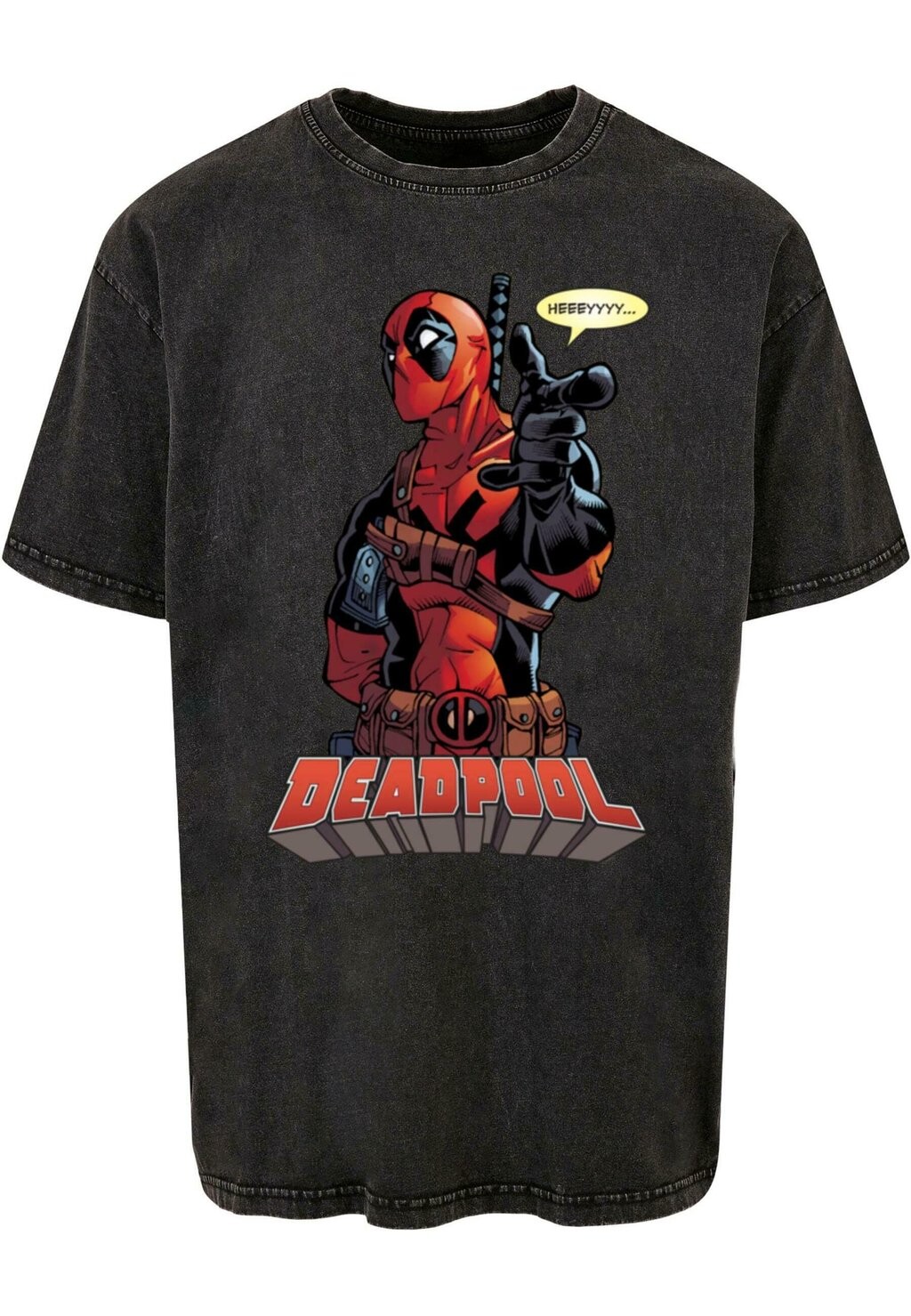 

Футболка с принтом DEADPOOL HEY YOU ABSOLUTE CULT, черный