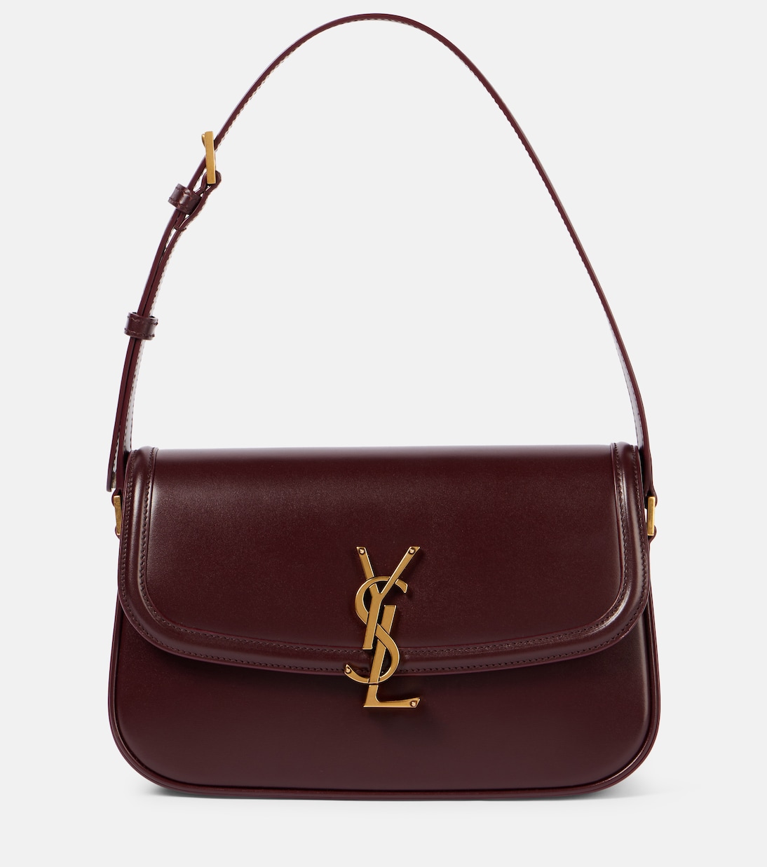 

Средняя кожаная сумка через плечо Solferino Saint Laurent, Rogue Cabernet