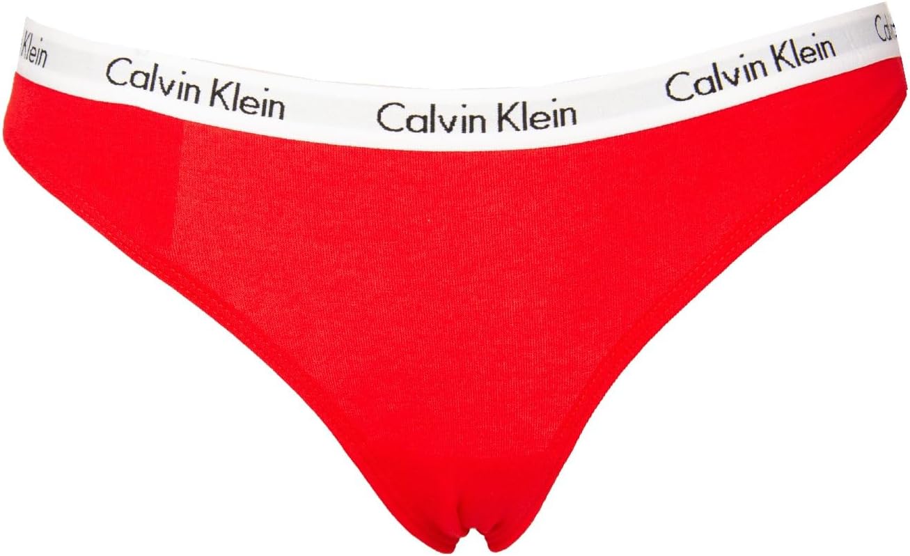 

Женские трусы Calvin Klein, эластичные хлопковые трусы с эластичным видимым логотипом, хлопковая ластовица, Xat Red