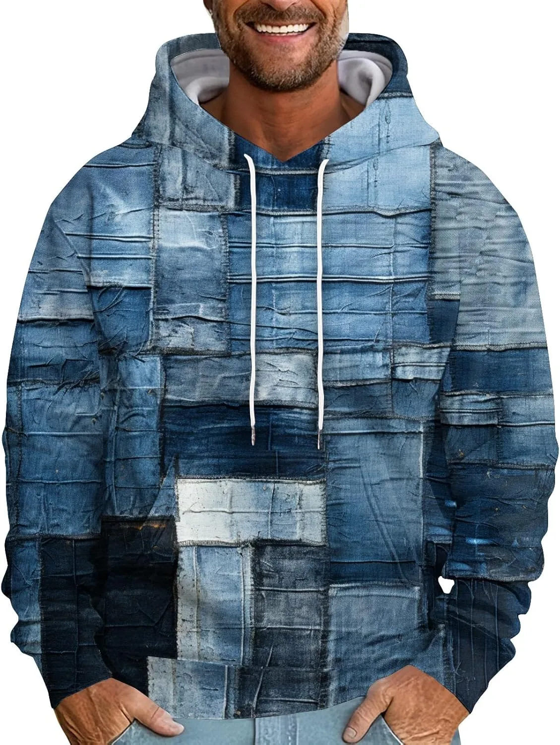 

GOFULY мужская мода худи и свитшоты с принтом "Иисус на кресте"