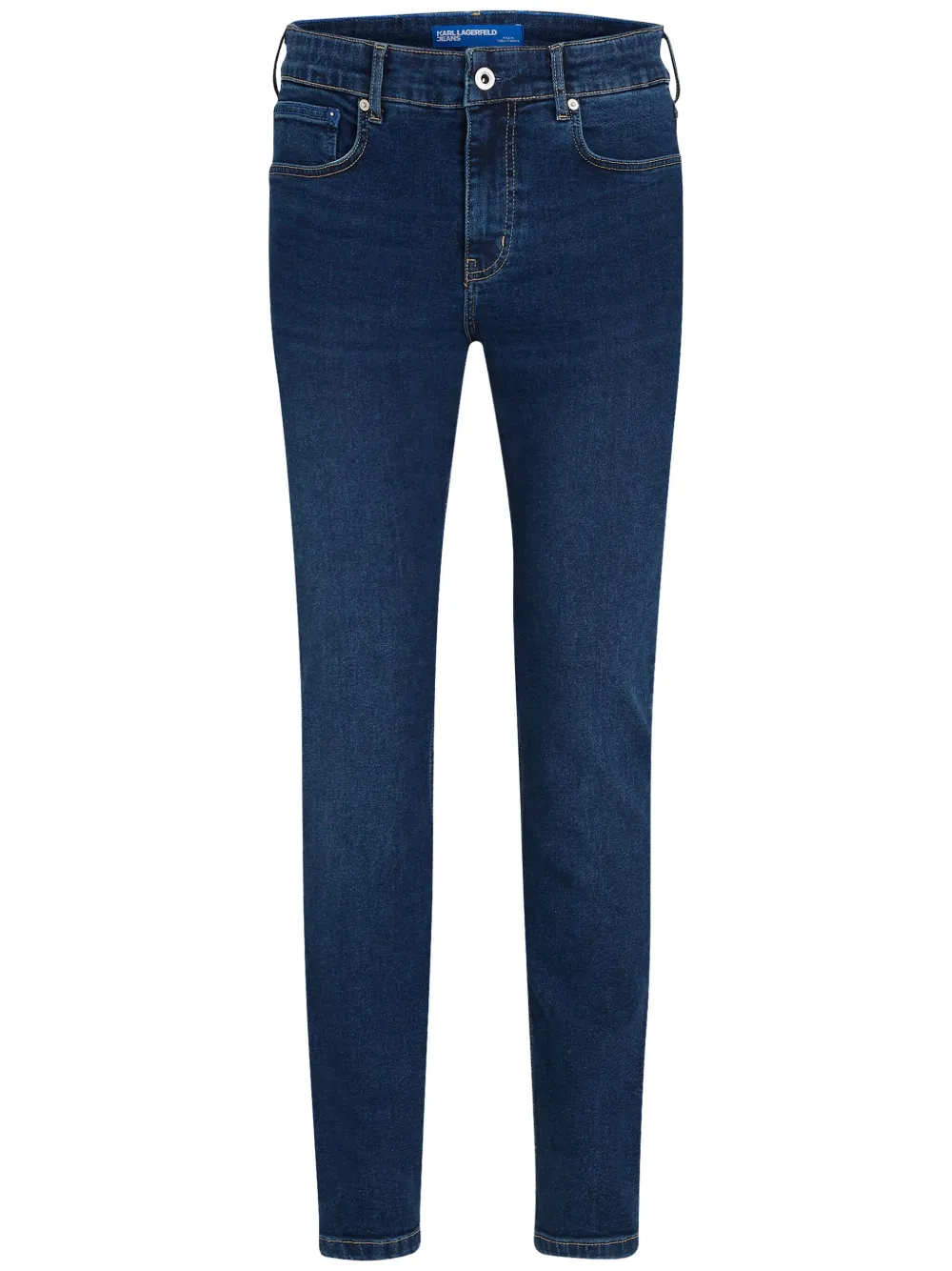 

Джинсы скинни средней посадки Karl Lagerfeld Jeans, синий