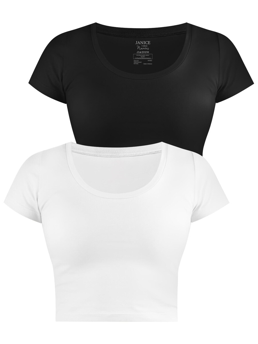 

Футболка Janice Shirt Nantes, черный/белый