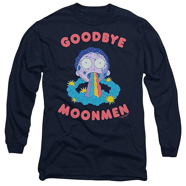 

Футболка с длинным рукавом Rick and Morty Goodbye Moonmen Licensed Character