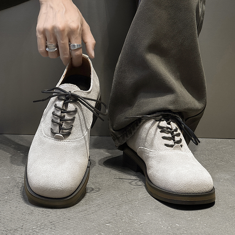 V05 Мужские повседневные кроссовки низкие белые хаки, цвет Khaki[Men's] — фото 4