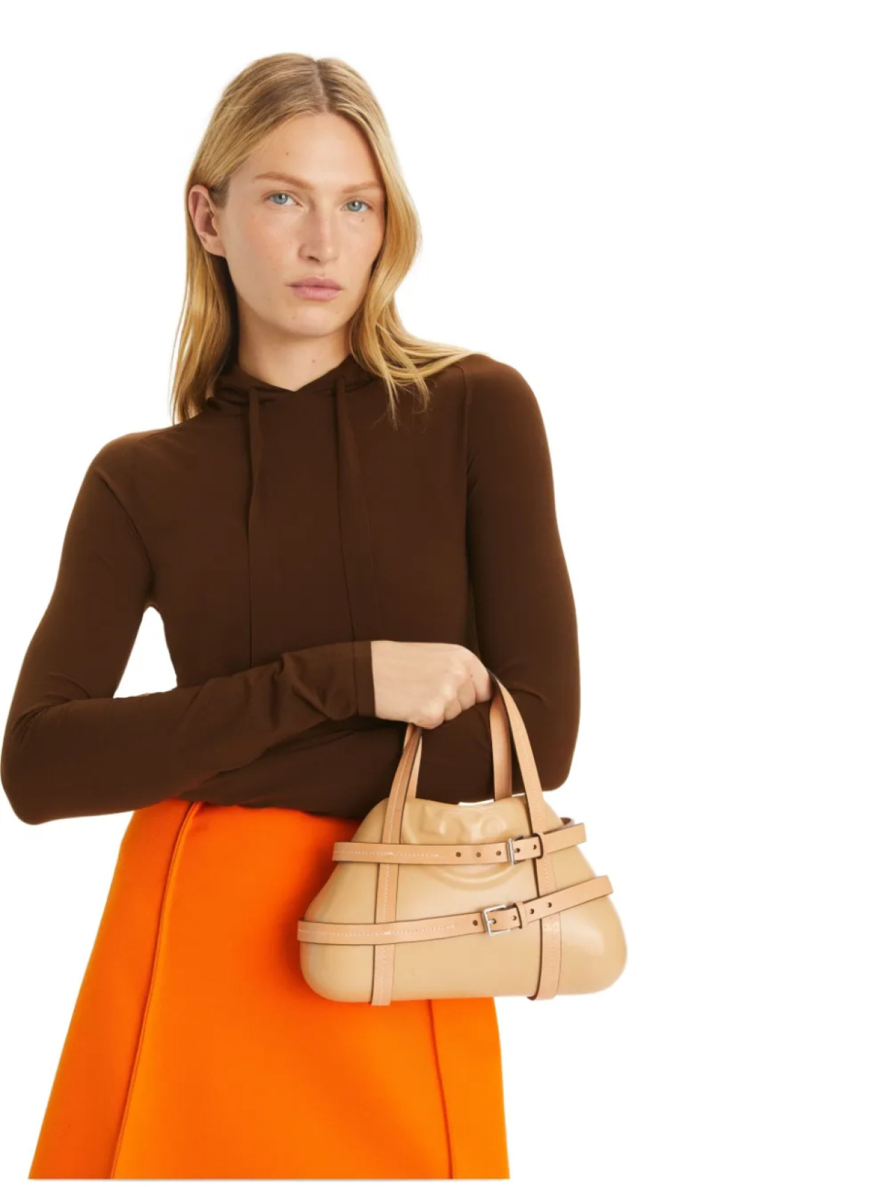 

Сумка-тоут Fleming Molded Tory Burch, нейтральный