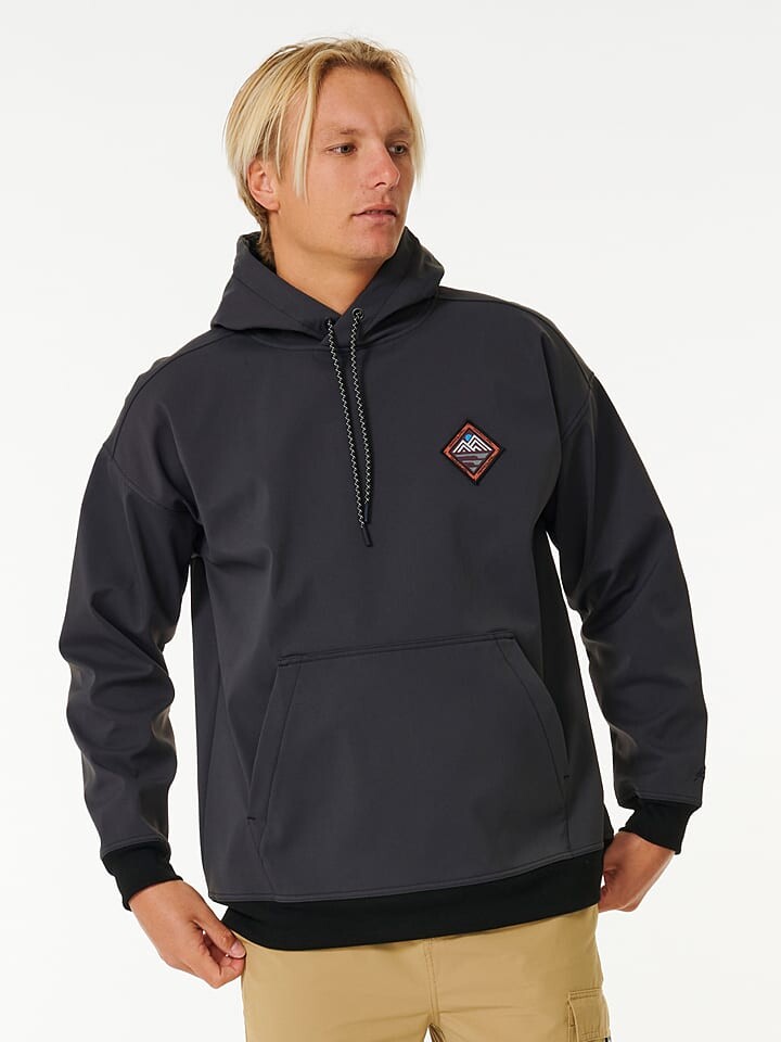 

Дождевик Rip Curl Funktionshoodie Anti Series Plough, черный