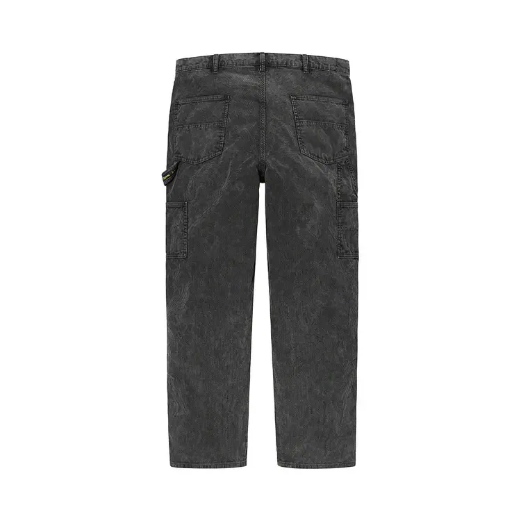 Вельветовые брюки Supreme Double Knee Corduroy Painter Pant, черный — фото 2