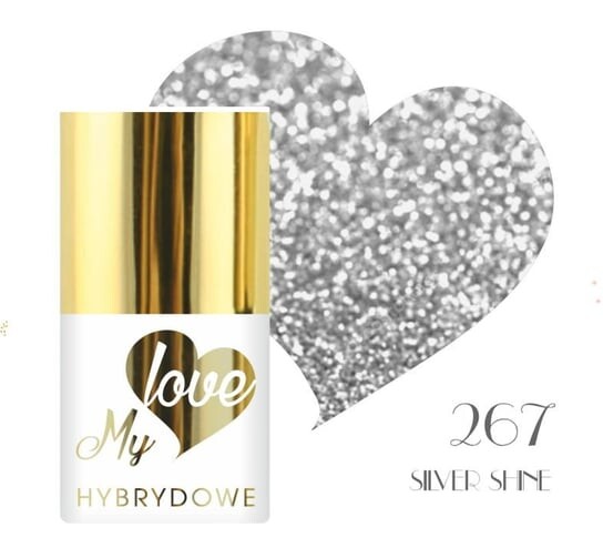

Лак Mylove UV/Led Hybrid Varnish 267 Shine Silver, SUNFLOWER