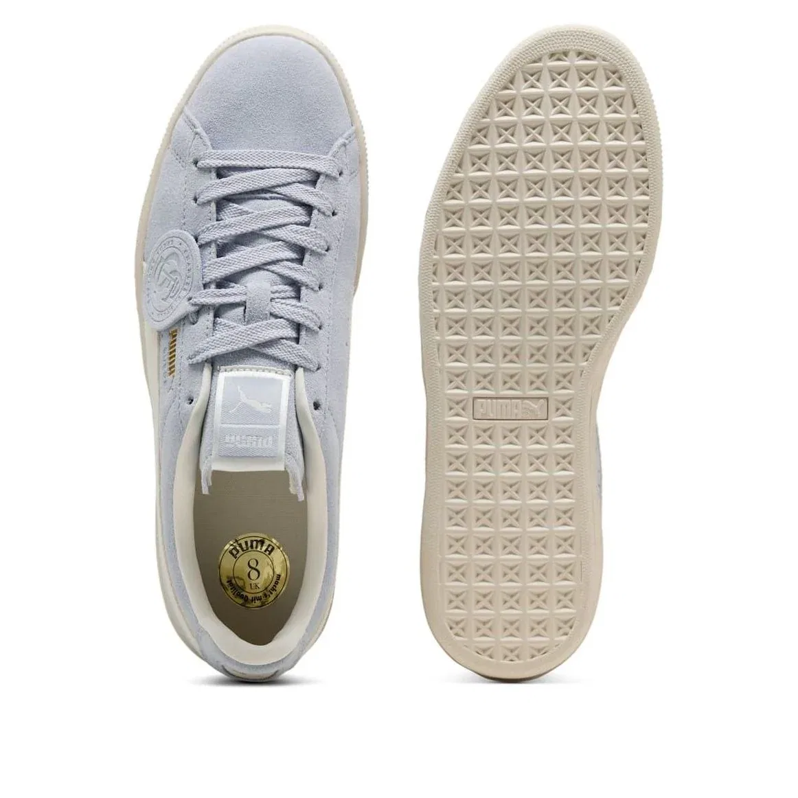 Кроссовки PUMA Suede Charles F. Stead 'Snow Mountain Blue Frosted Ivory' 405341-05, синий — фото 3