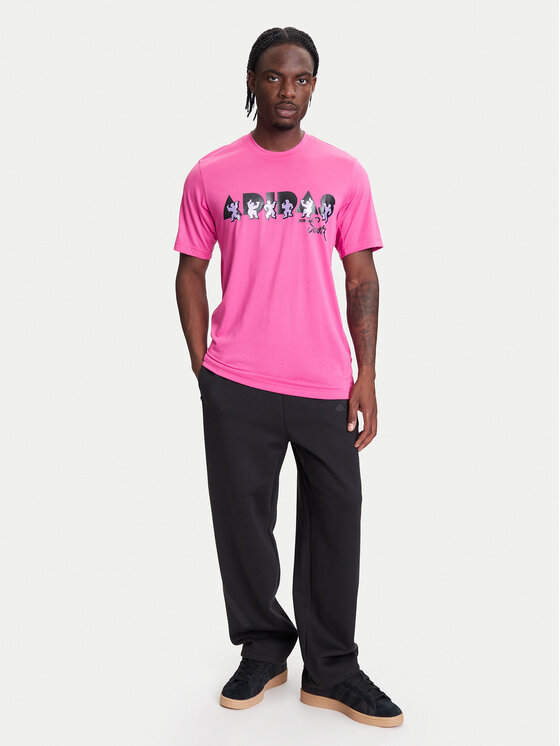 Футболка обычного кроя Jeremy Scott JL7619 Adidas, розовый — фото 2