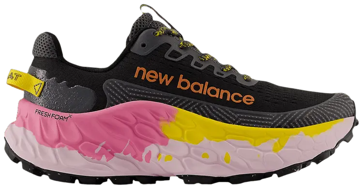 Кроссовки New Balance Wmns Fresh Foam X More Trail v3 'Black Ginger Lemon Real Pink', черный