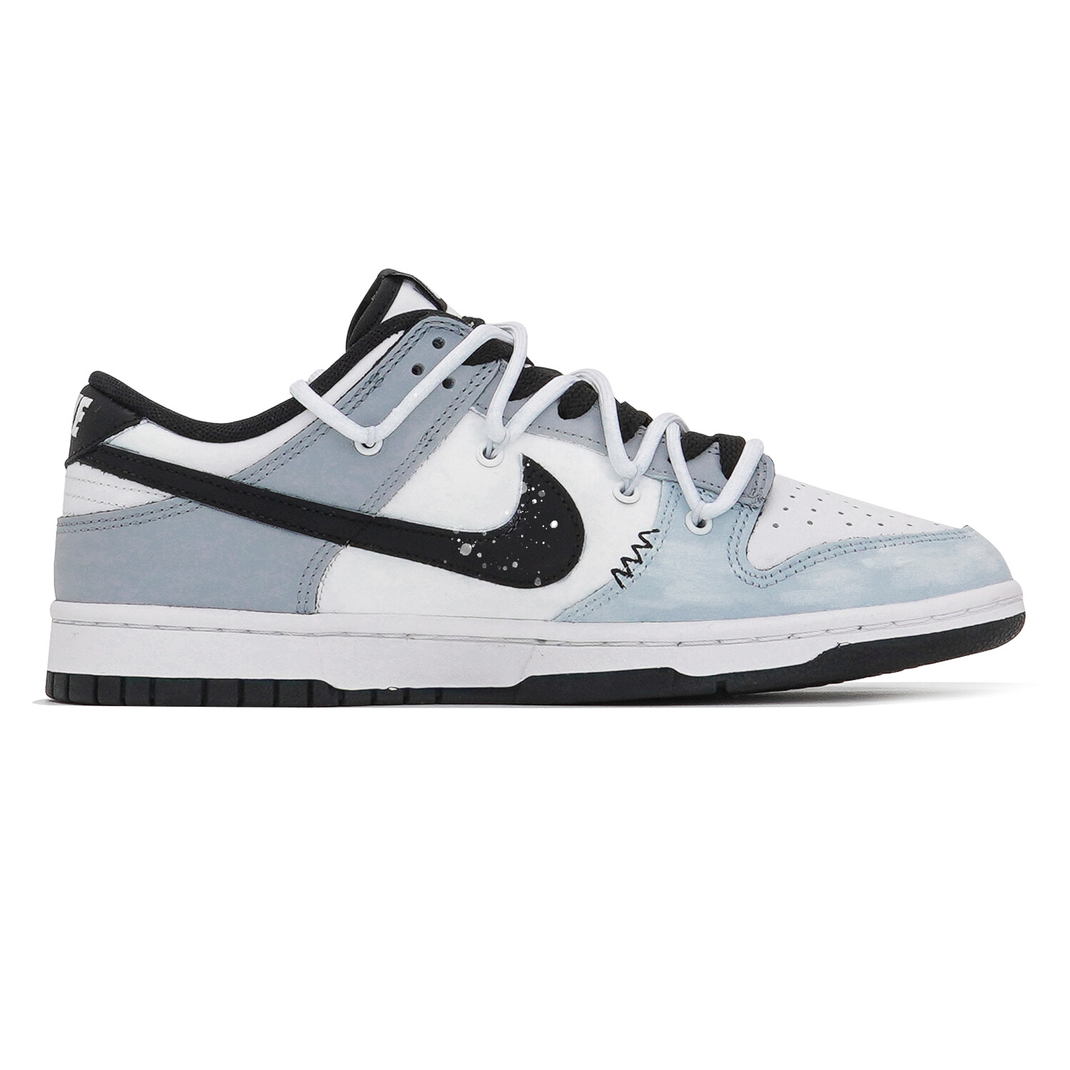 

Кроссовки Nike Dunk Skateboarding Shoes Men Low-top White/Gray, светло-серый